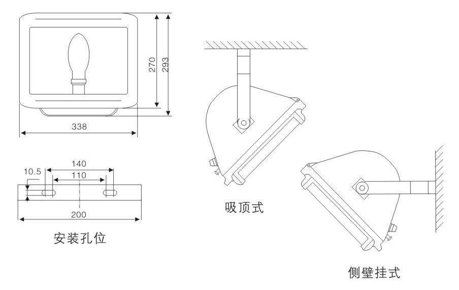 NSC9720防眩通路燈尺寸 NSC9720防眩通路燈尺寸