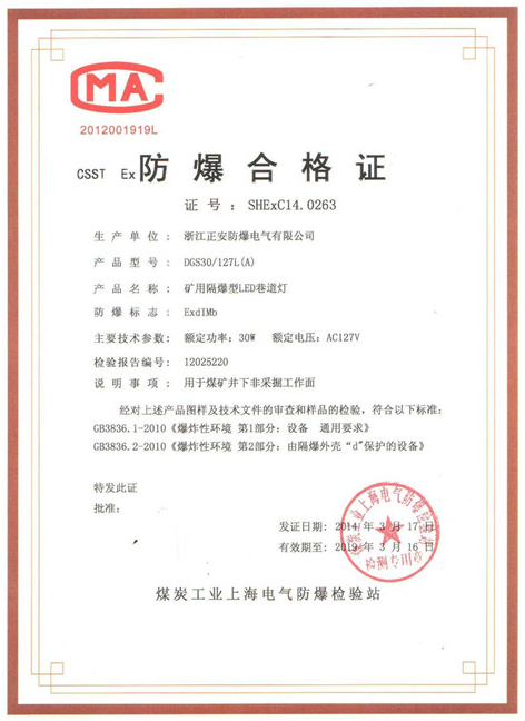 DGS30/127L(A)防爆 DGS30/127L(A)防爆